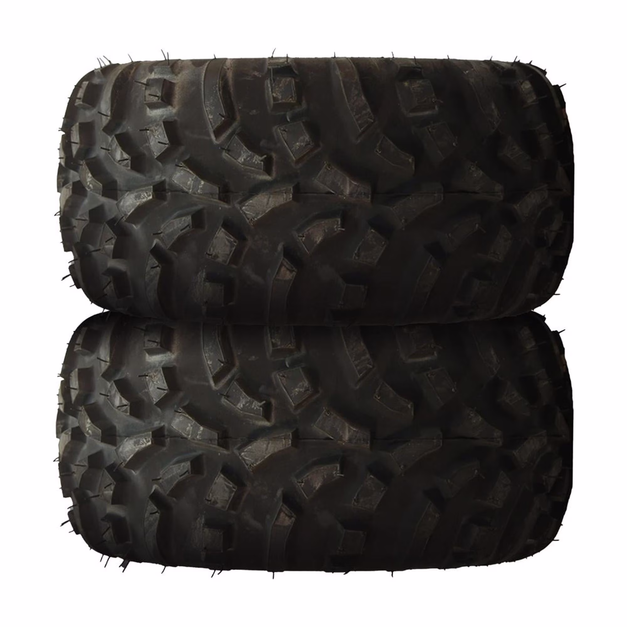 Set of 2 Carlisle AT489 25/10-12 63F B Tires