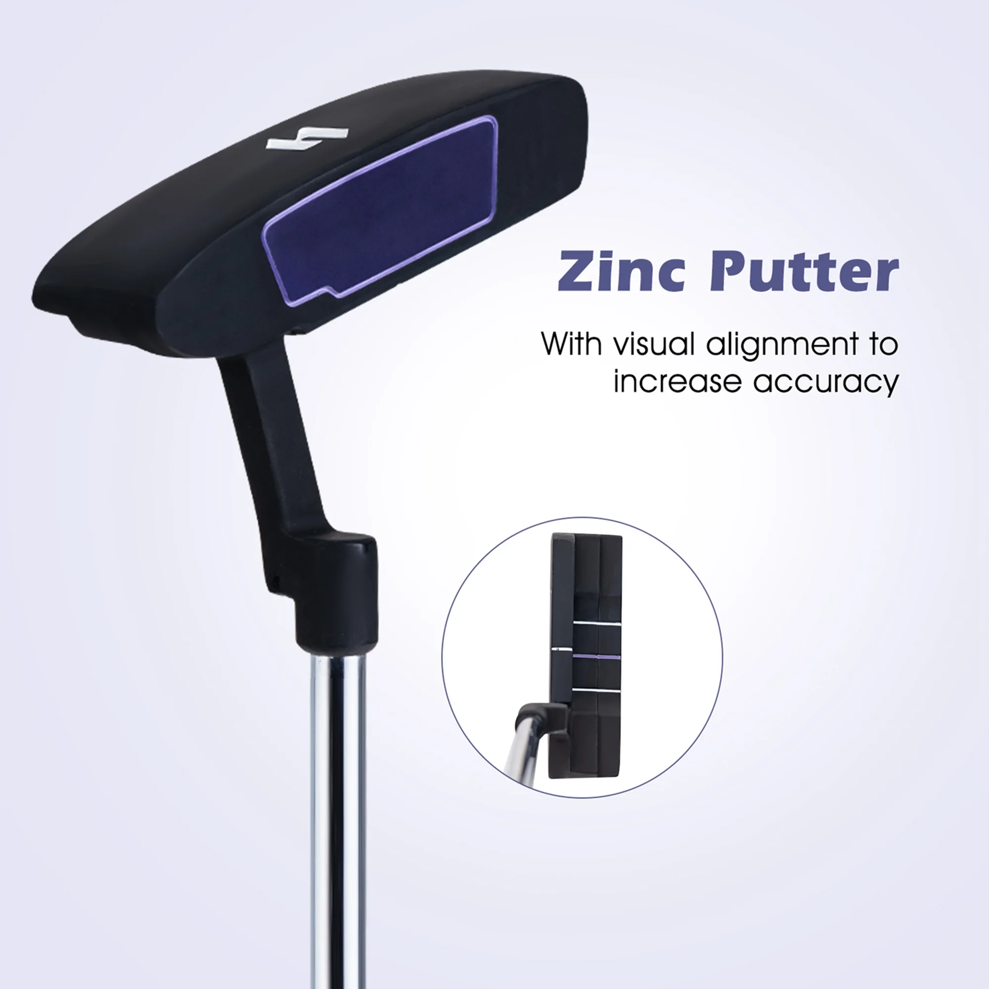 Ultimate Women��s Complete Golf Club Set Golf Club Package Set w/ Rain Hood, Right Hand Purple