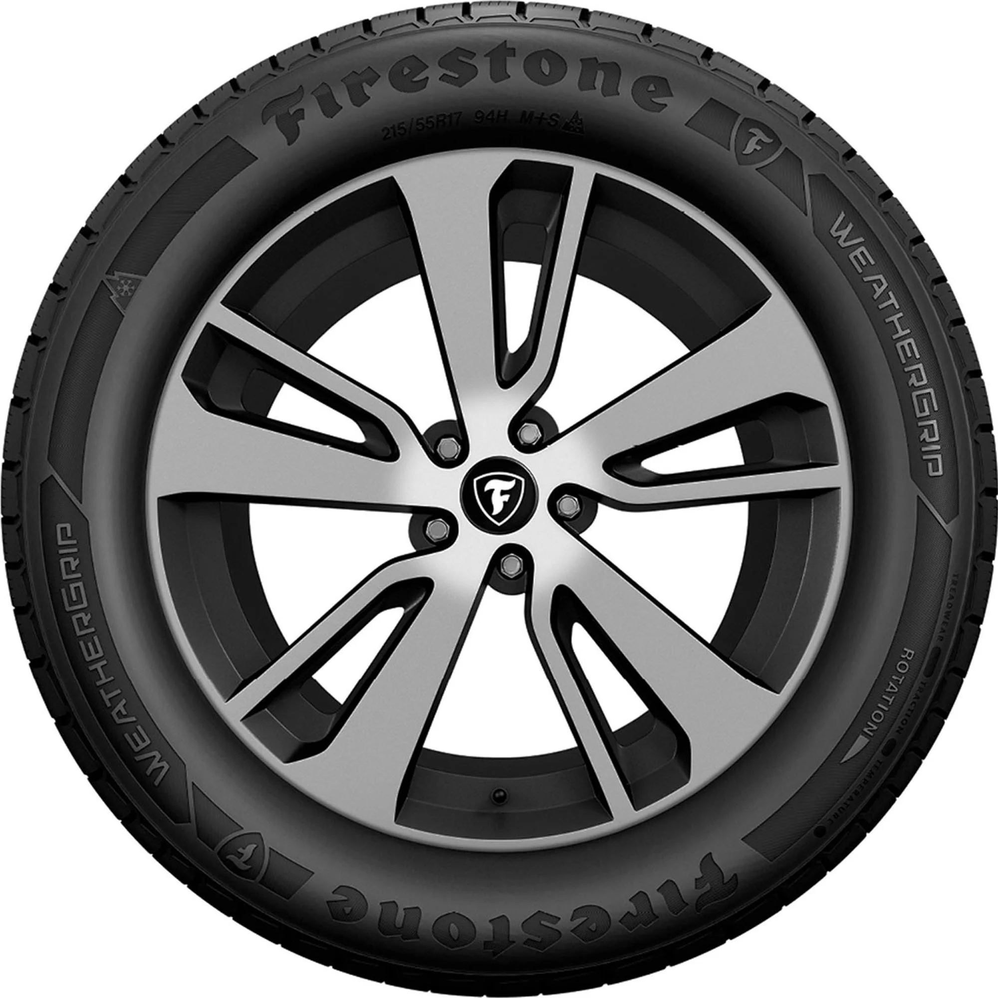 Firestone Weathergrip All Weather 205/60R16 92V Passenger Tire