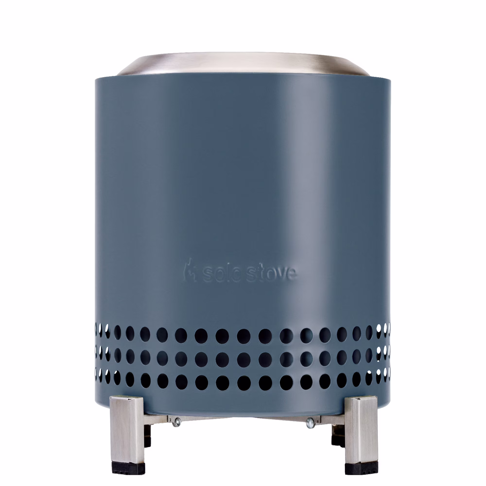 Solo Stove Mesa XL Tabletop Fire Pit with Stand | Low Smoke Outdoor Mini Fire for Urban & Suburbs | Fueled by Pellets or Wood, Stainless Steel, With Travel Bag, H: 8.6