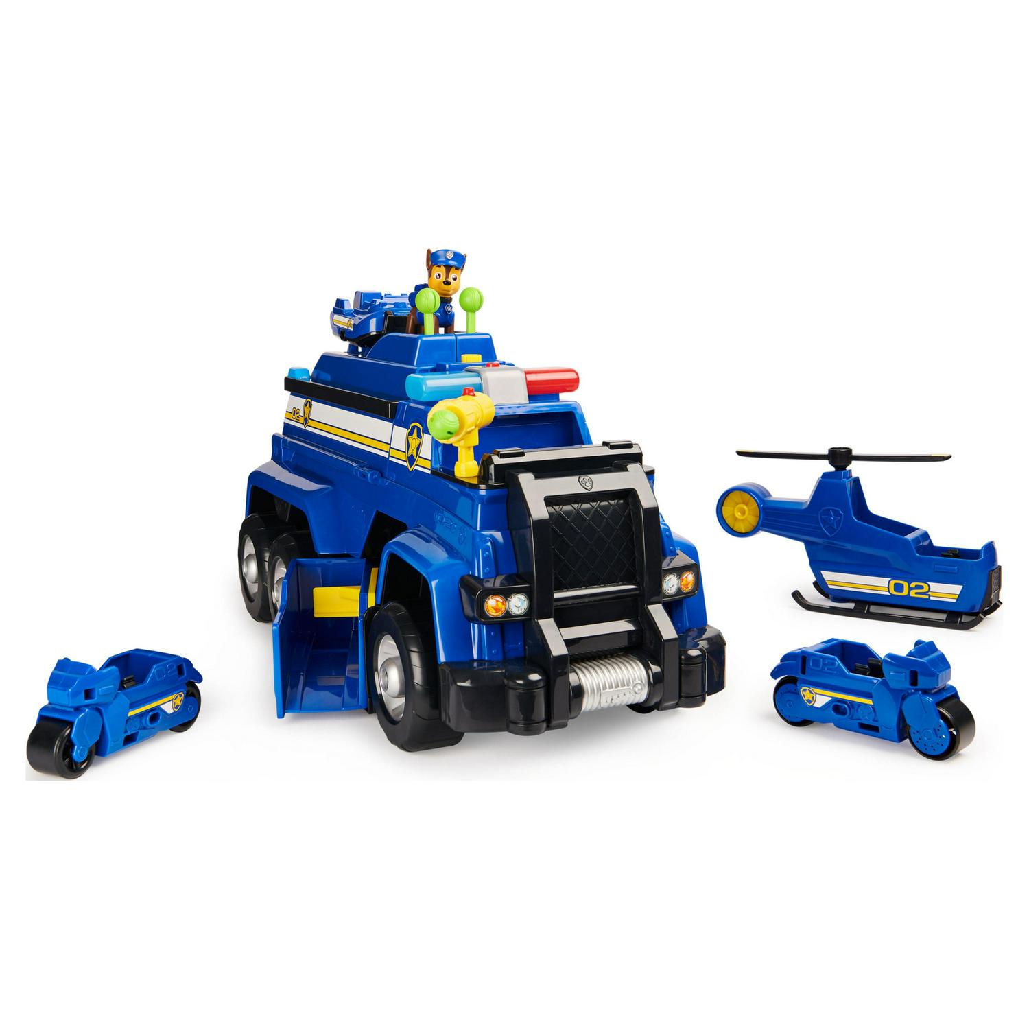 PAW Patrol. Chase's 5-in-1 Ultimate Cruiser with Lights and Sounds. for Kids Aged 3 and up