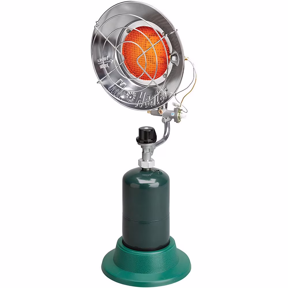 Mr. Heater 15,000 BTU Single Tank Top Radiant Heater for 1 lb Propane Tank